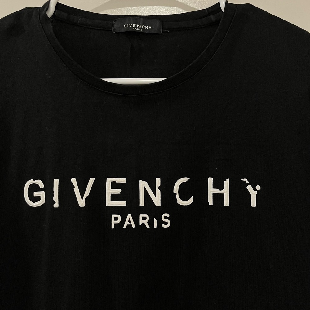 Givenchy Paris Logo Embossed Top